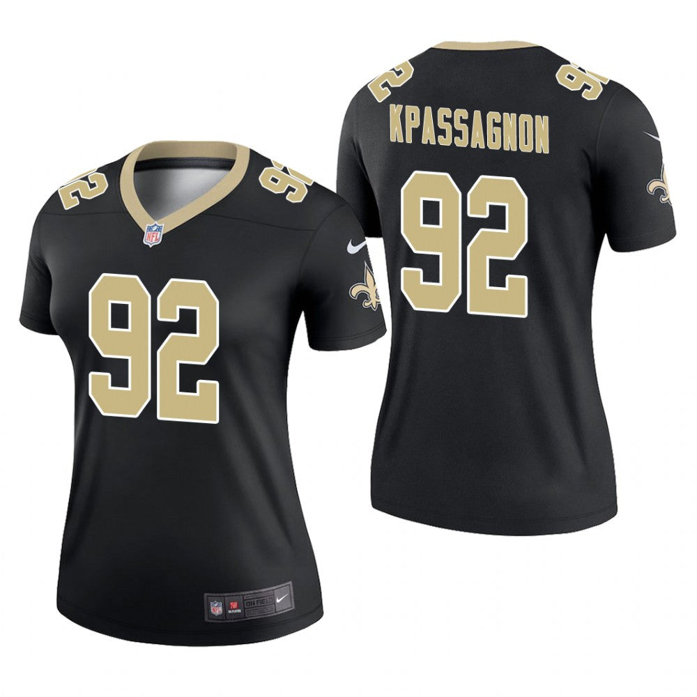 New Orleans Saints Tanoh Kpassagnon Black Jersey Legend Women's