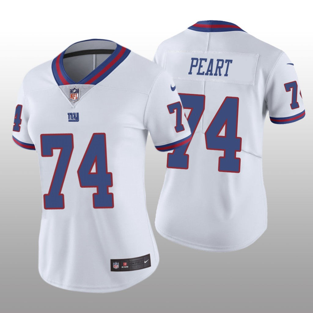 New York Giants Matt Peart White Jersey Color Rush Limited Women's