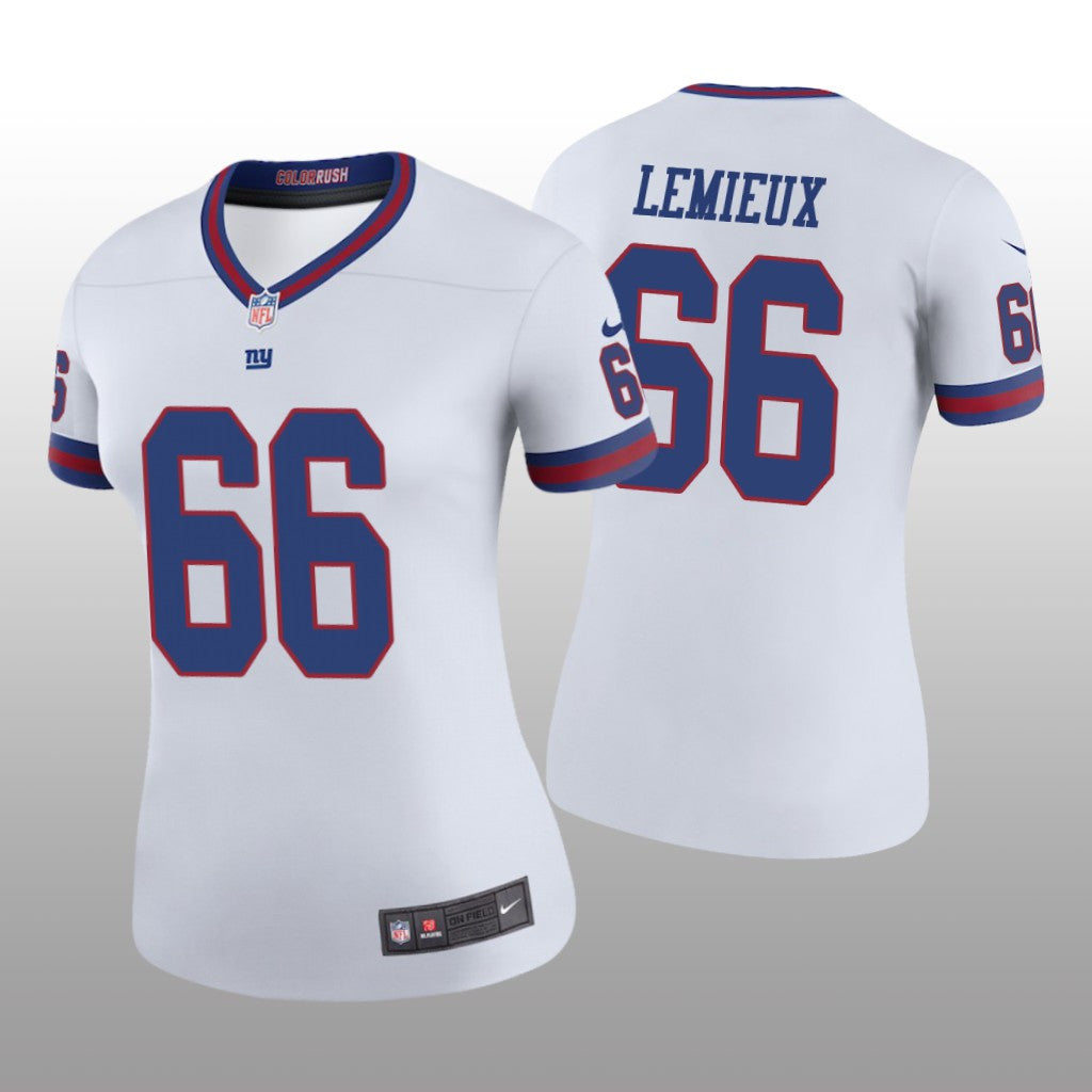 New York Giants Shane Lemieux White Jersey Color Rush Legend Women's