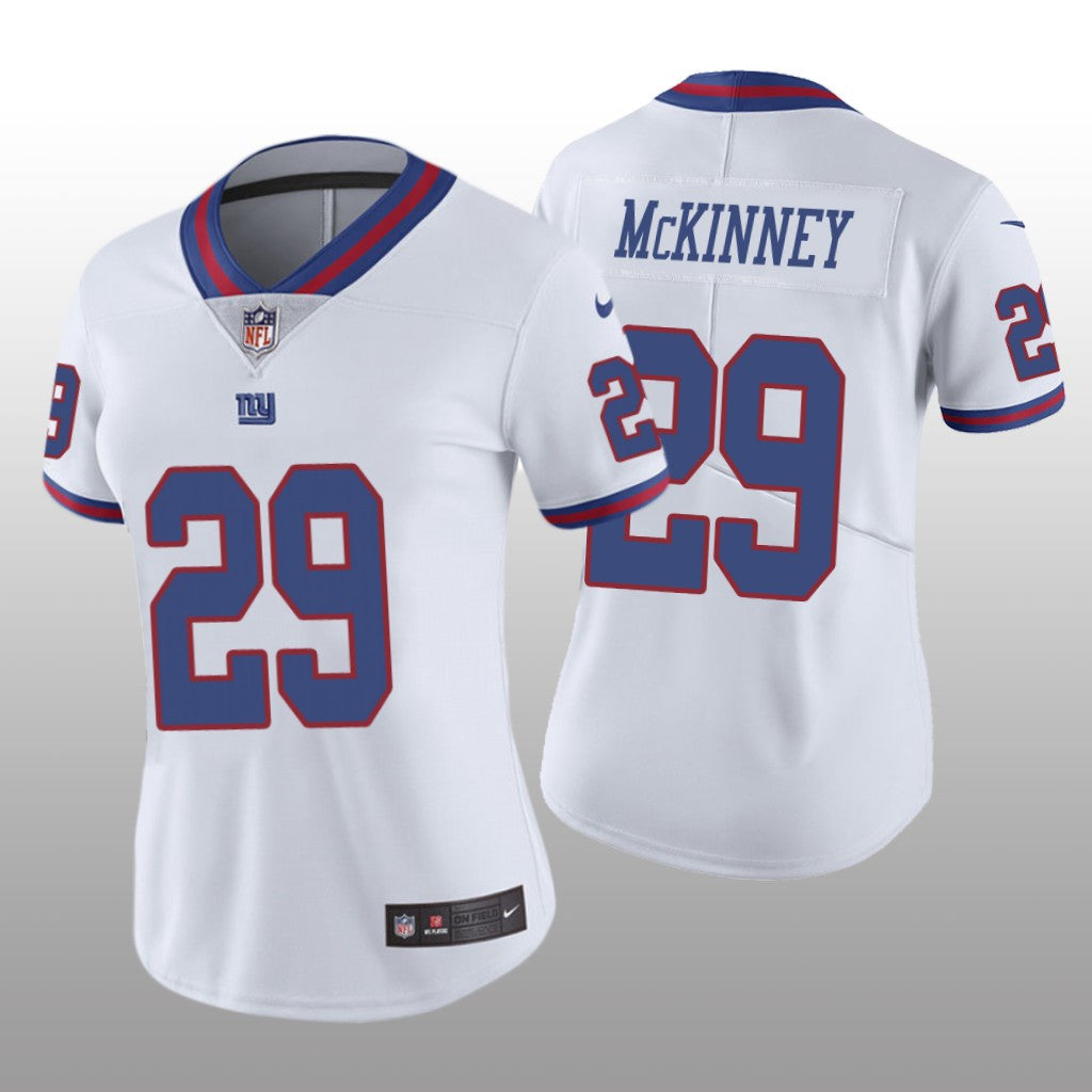 New York Giants Xavier McKinney White Jersey Color Rush Limited Women's
