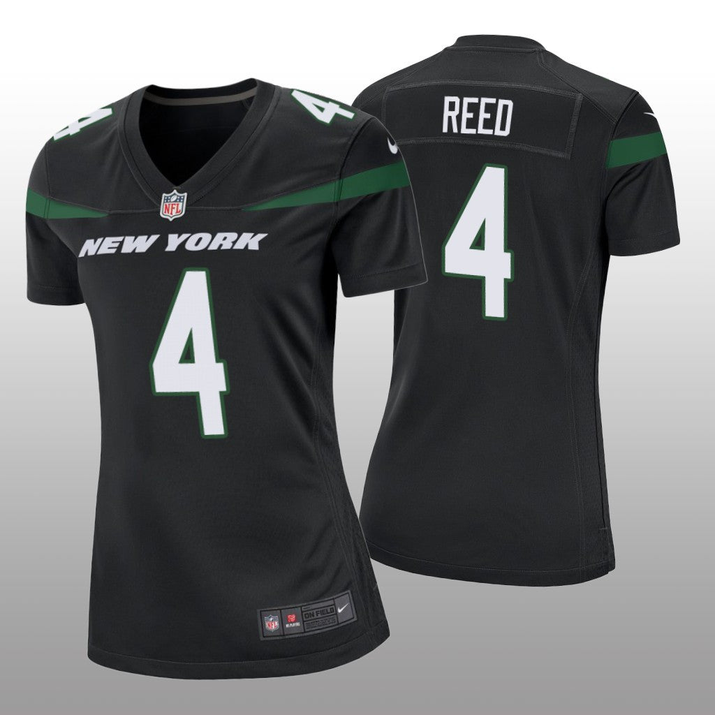 New York Jets D.J. Reed Black Jersey Game Women's