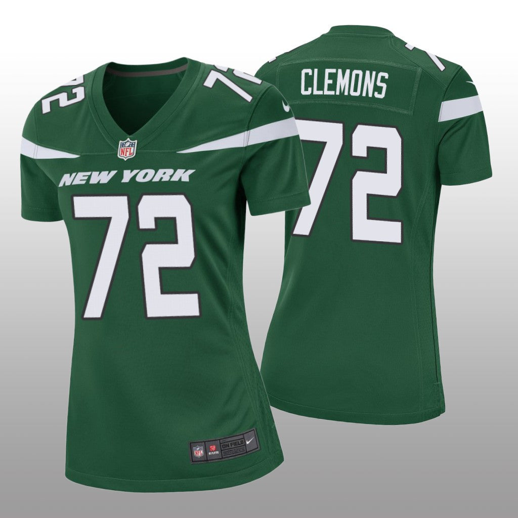 New York Jets Micheal Clemons Green Jersey Game Women's