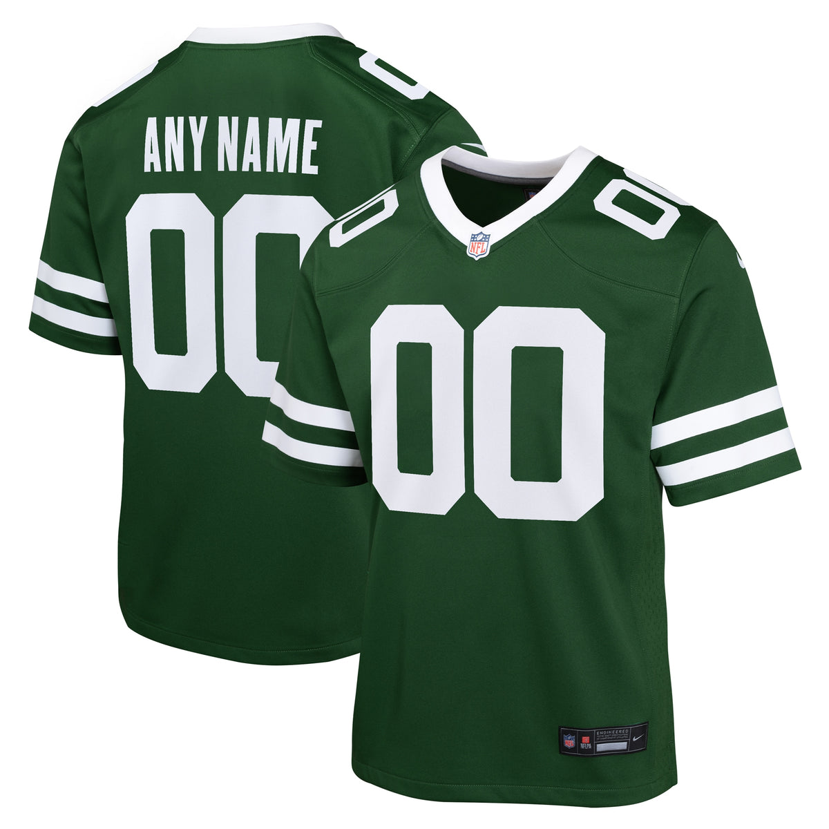 New York Jets Nike Youth Custom Game Jersey Legacy Green