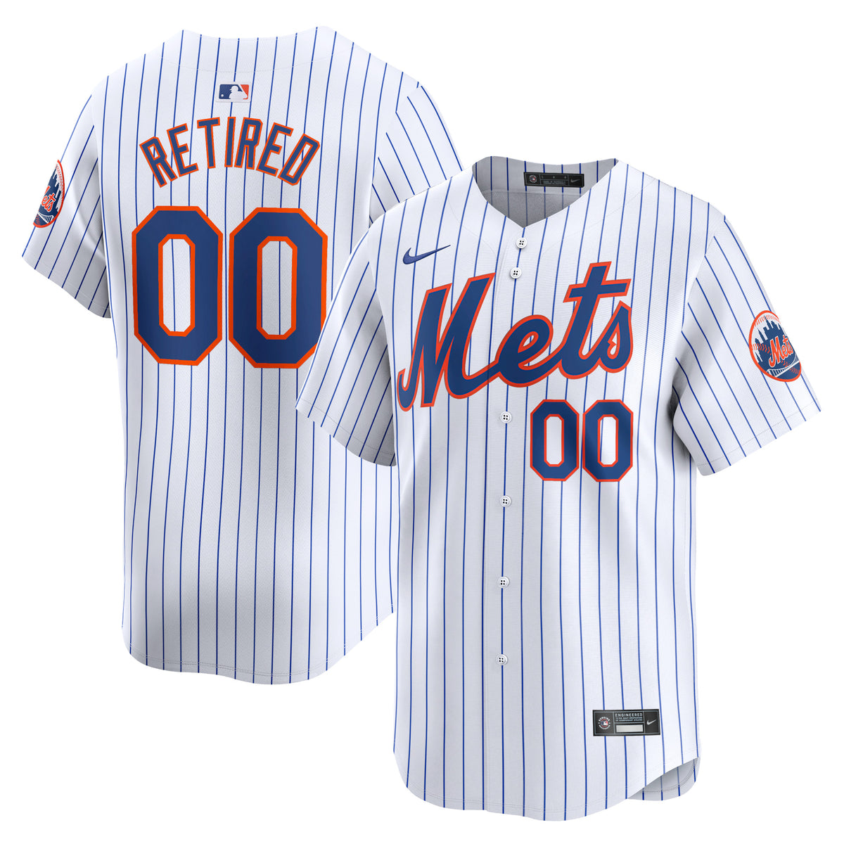 New York Mets Nike Home Limited Pick-A-Player Retired Roster Jersey White