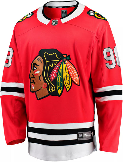 NHL Adult Chicago Blackhawks Connor Bedard #98 Breakaway Home Replica Jersey