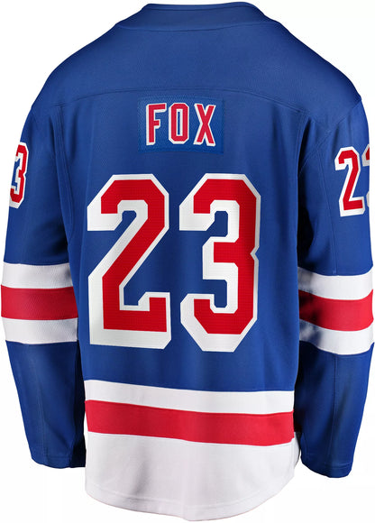 NHL Adult New York Rangers Adam Fox #23 Breakaway Replica Jersey