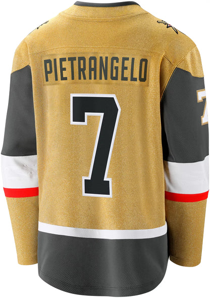 NHL Adult Vegas Golden Knights Alex Pietrangelo #7 Breakaway Home Replica Jersey