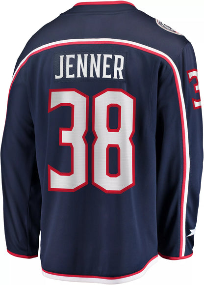 NHL Columbus Blue Jackets Boone Jenner #38 Breakaway Home Replica Jersey
