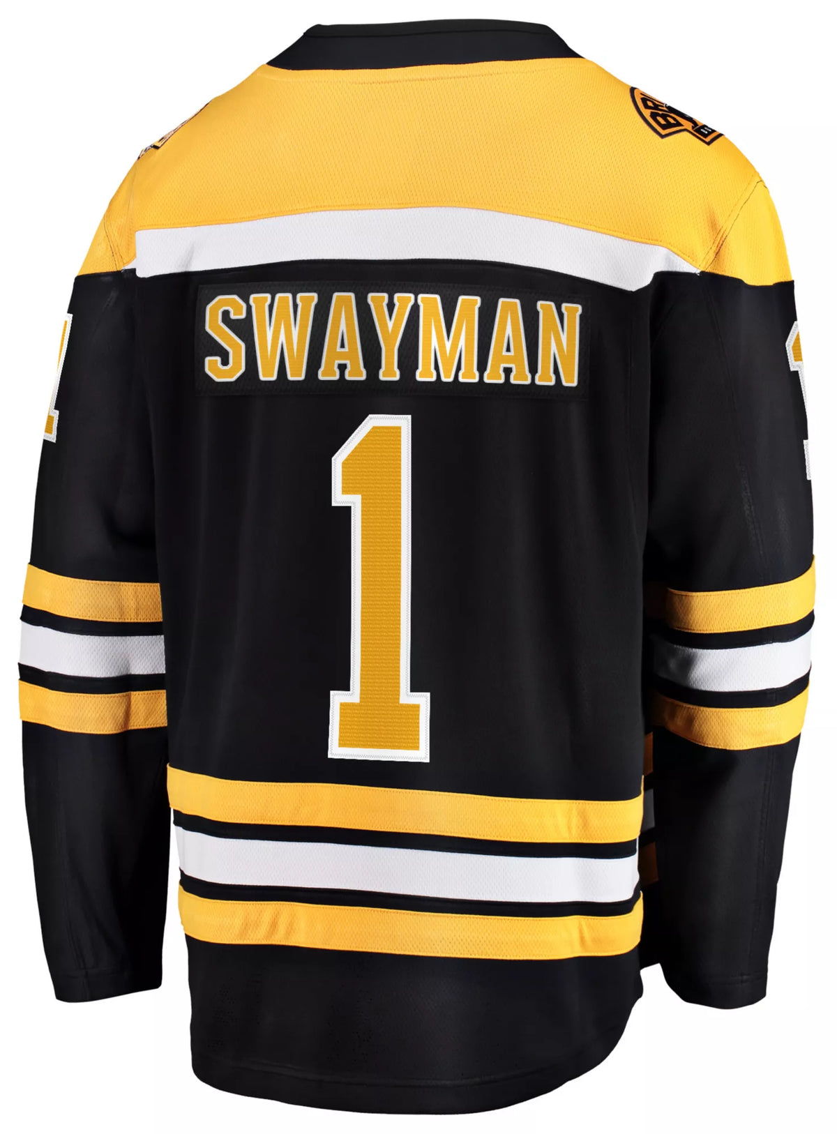 NHL Men's Boston Bruins Jeremy Swayman #1 Breakaway Home Replica Jersey