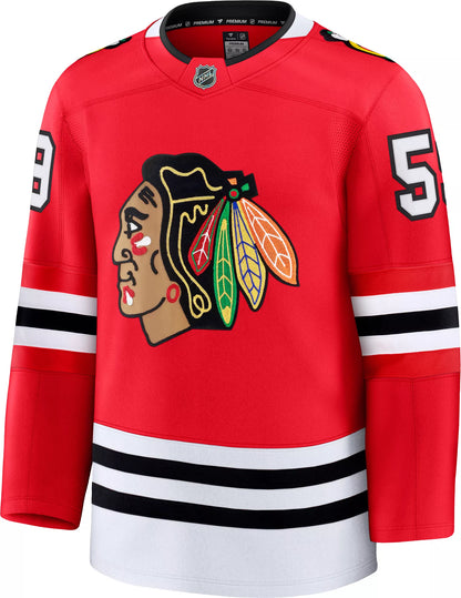 NHL Men's Chicago Blackhawks Tyler Bertuzzi #59 Red Home Jersey