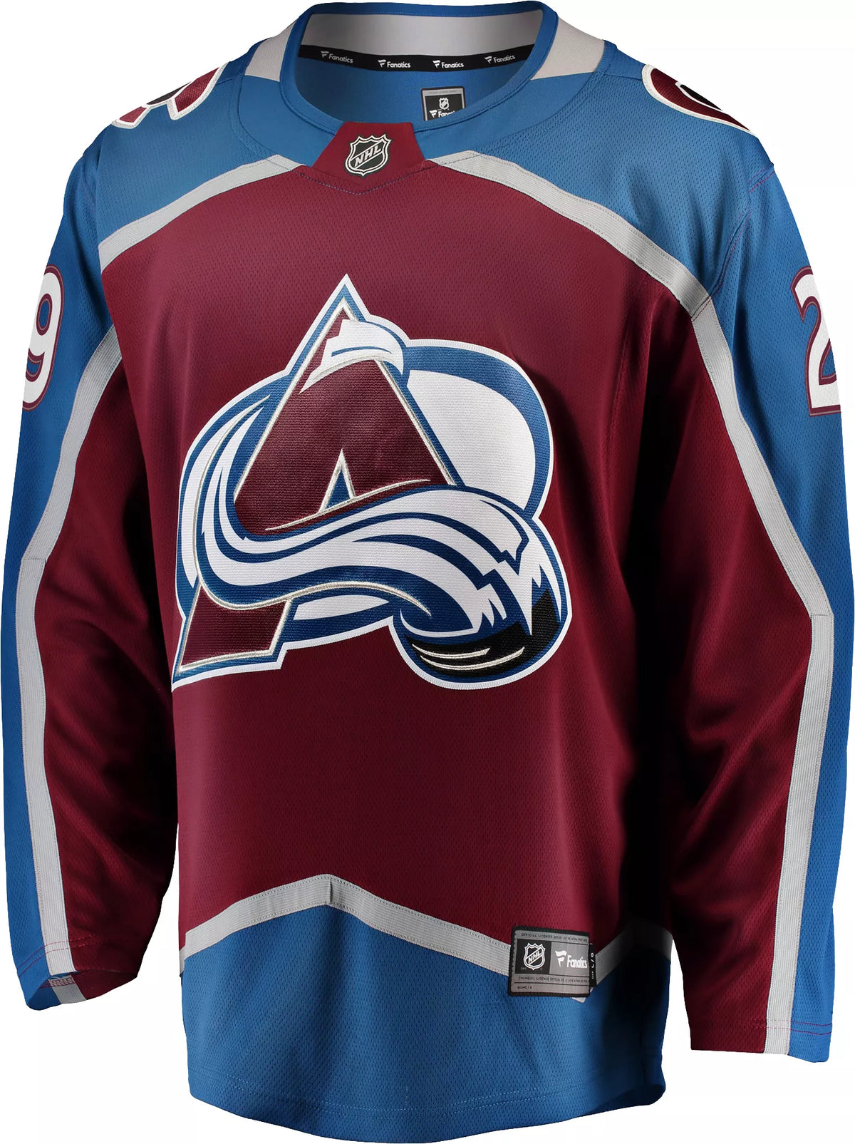 NHL Men's Colorado Avalanche Nathan MacKinnon #29 Breakaway Home Replica Jersey