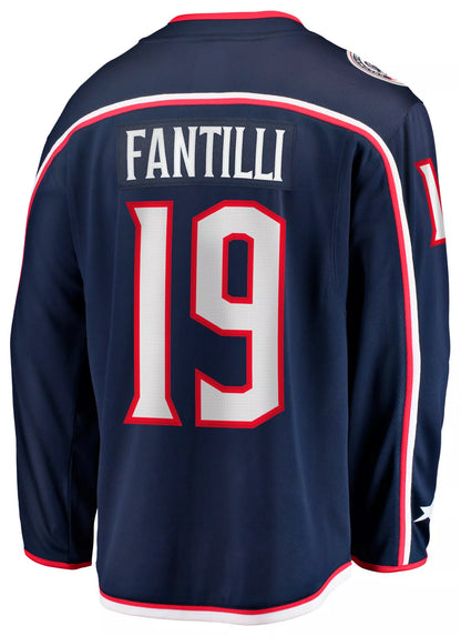 NHL Men's Columbus Blue Jackets Adam Fantilli #19 Breakaway 2024-2025 Home Replica Jersey