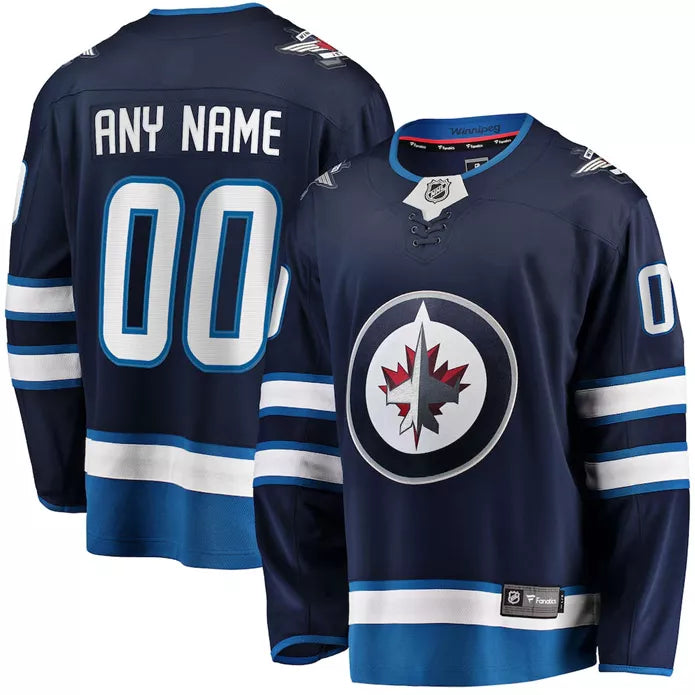 NHL Men's Custom Winnipeg Jets Breakaway Home Jersey