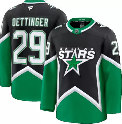 NHL Men's Dallas Stars Green Jake Oettinger #29 Home Premium Authentic Jersey