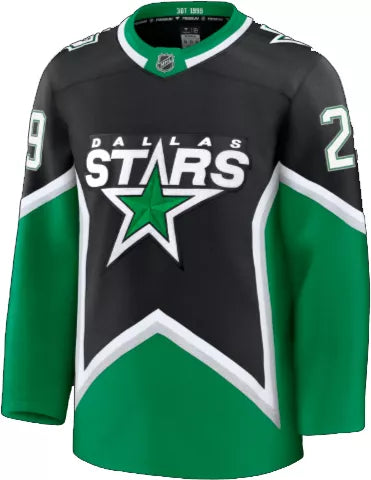 NHL Men's Dallas Stars Green Jake Oettinger #29 Home Premium Authentic Jersey