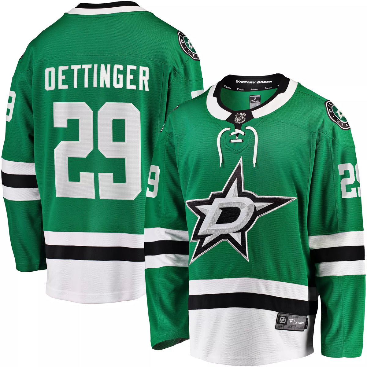NHL Men's Dallas Stars Jake Oettinger #29 Home Replica Jersey