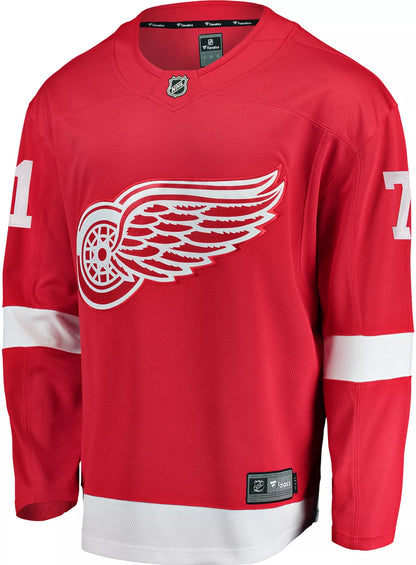 NHL Men's Detroit Red Wings Dylan Larkin #71 Breakaway Home Replica Jersey