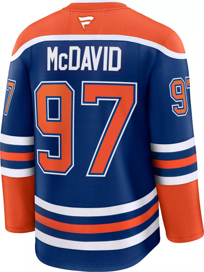 NHL Men's Edmonton Oilers Connor McDavid #97 2024-2025 Premium Home Authentic Jersey