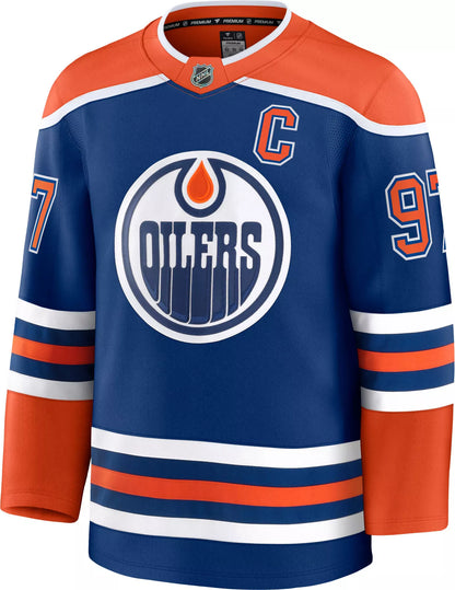 NHL Men's Edmonton Oilers Connor McDavid #97 2024-2025 Premium Home Authentic Jersey