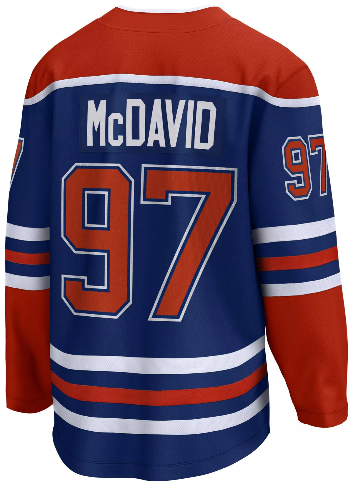 NHL Men's Edmonton Oilers Connor McDavid #97 Home Breakaway Replica Jersey