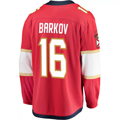 NHL Men's Florida Panthers Aleksander Barkov #16 Breakaway Home Replica Jersey