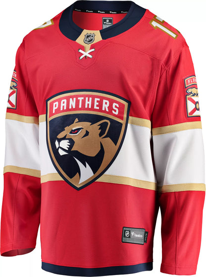 NHL Men's Florida Panthers Evan Rodrigues #17 Breakaway Red Home Replica Jersey