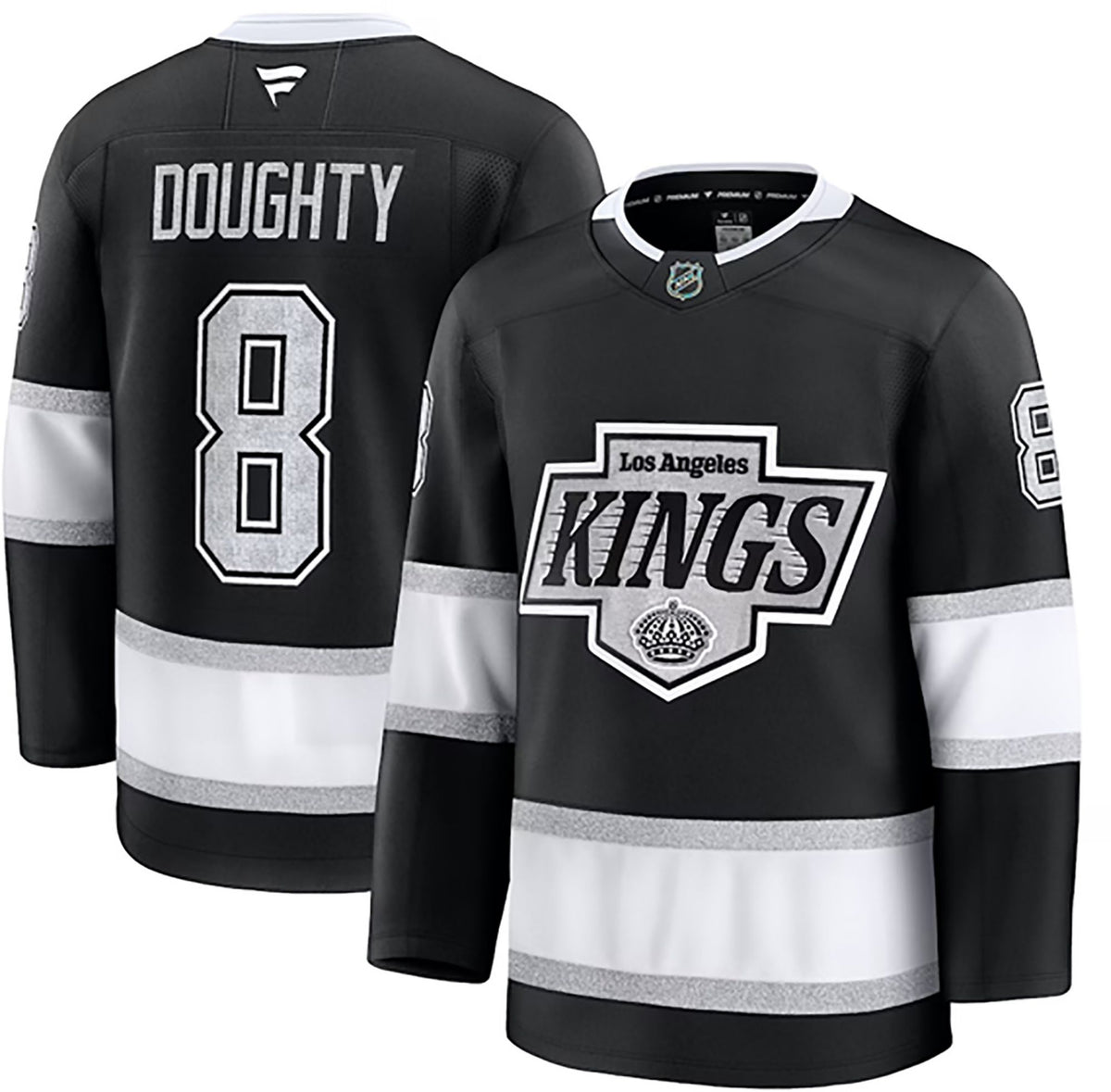 NHL Men's Los Angeles Kings Drew Doughty #8 Black Alternate Authentic Jersey