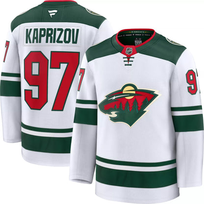 NHL Men's Minnesota Wild Kirill Kaprizov #97 2024-2025 Premium Authentic Away Jersey