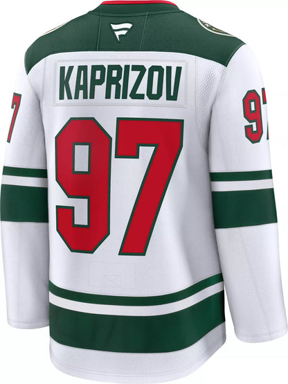 NHL Men's Minnesota Wild Kirill Kaprizov #97 2024-2025 Premium Authentic Away Jersey