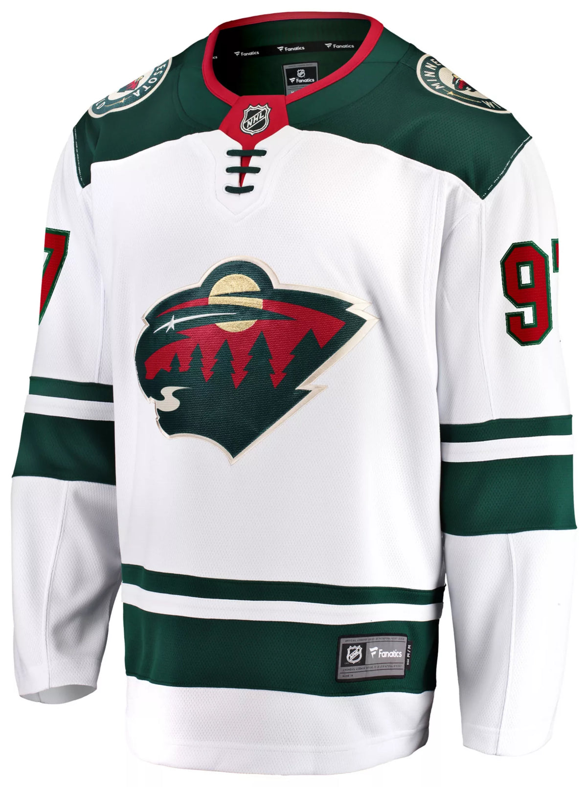 NHL Men's Minnesota Wild Kirill Kaprizov #97 Away Replica Jersey