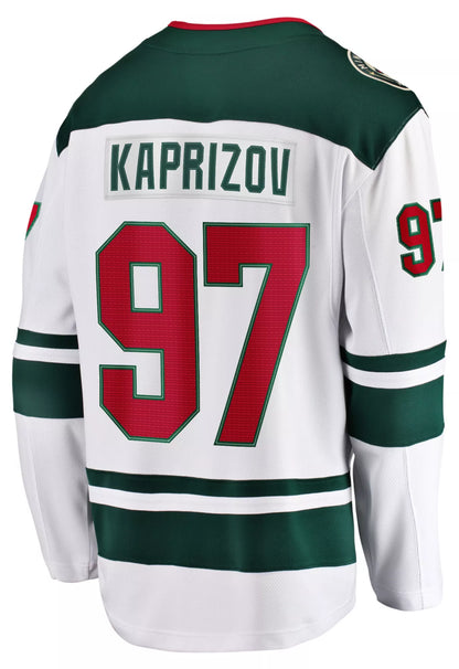 NHL Men's Minnesota Wild Kirill Kaprizov #97 Away Replica Jersey