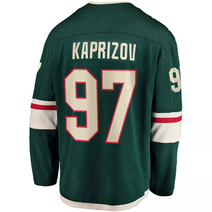 NHL Men's Minnesota Wild Kirill Kaprizov #97 Breakaway Home Replica Jersey