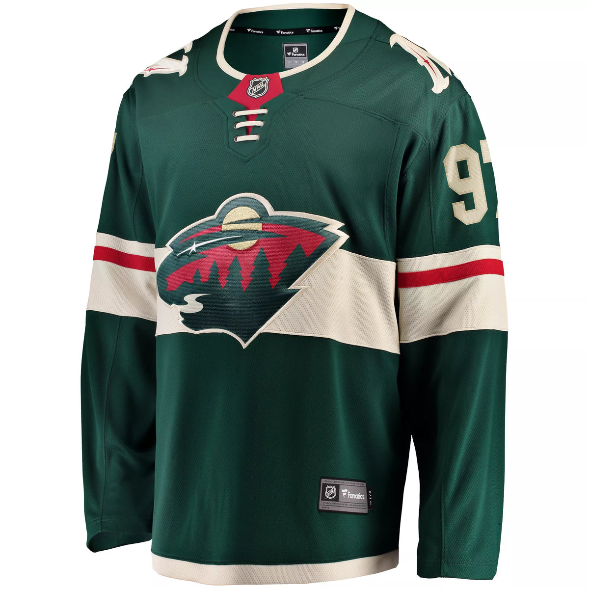 NHL Men's Minnesota Wild Kirill Kaprizov #97 Breakaway Home Replica Jersey