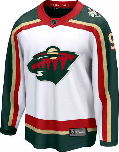 NHL Men's Minnesota Wild Kirill Kaprizov #97 White Alternate Breakaway Replica Jersey