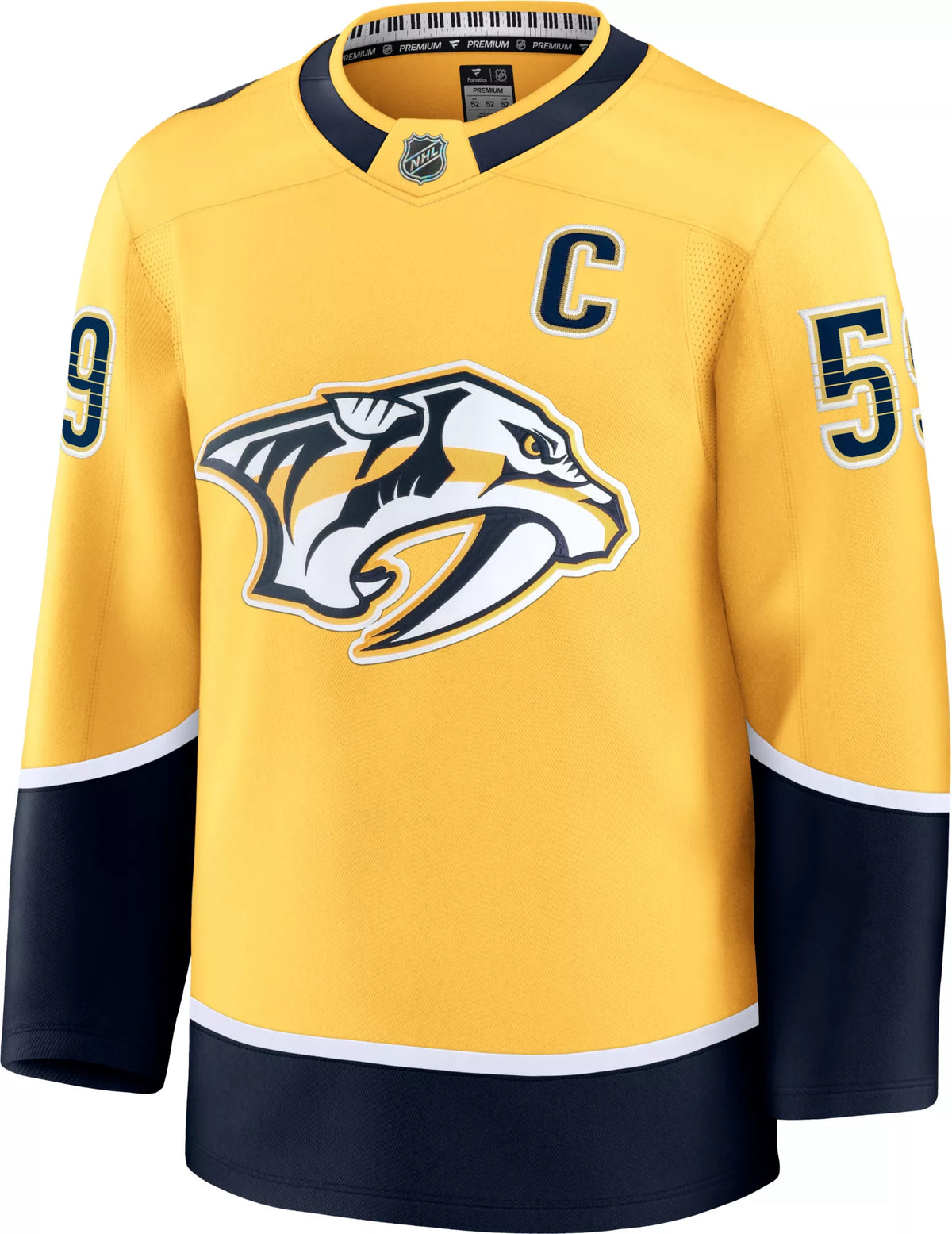 NHL Men's Nashville Predators Roman Josi #59 2024-2025 Premium Authentic Home Jersey