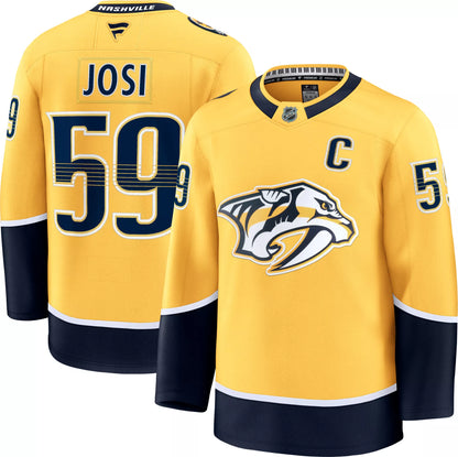 NHL Men's Nashville Predators Roman Josi #59 2024-2025 Premium Authentic Home Jersey
