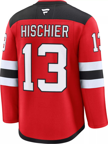 NHL Men's New Jersey Devils Nico Hischier #13 2024-2025 Premium Authentic Home Jersey