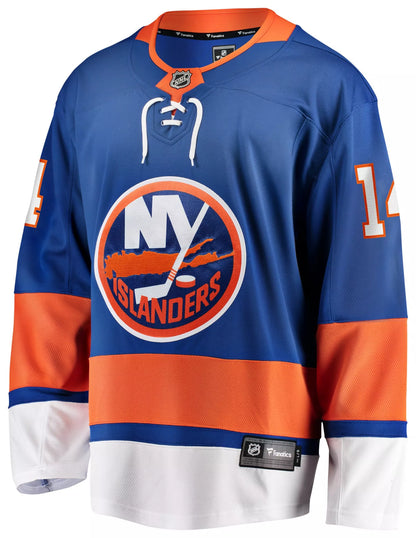 NHL Men's New York Islanders Bo Hovart #14 Home Breakaway Replica Jersey