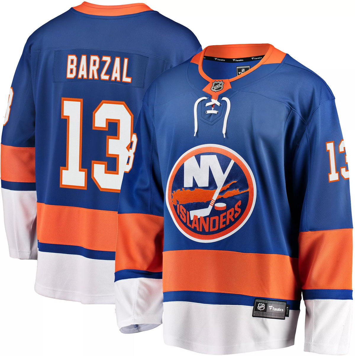 NHL Men's New York Islanders Mathew Barzal #13 Breakaway Home Replica Jersey