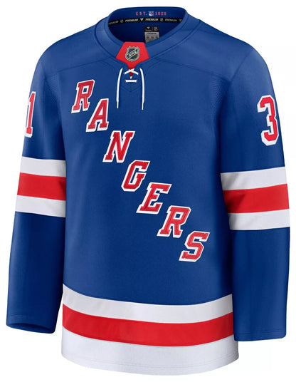 NHL Men's New York Rangers Igor Shesterkin #31 Blue Premium Authentic Home Jersey