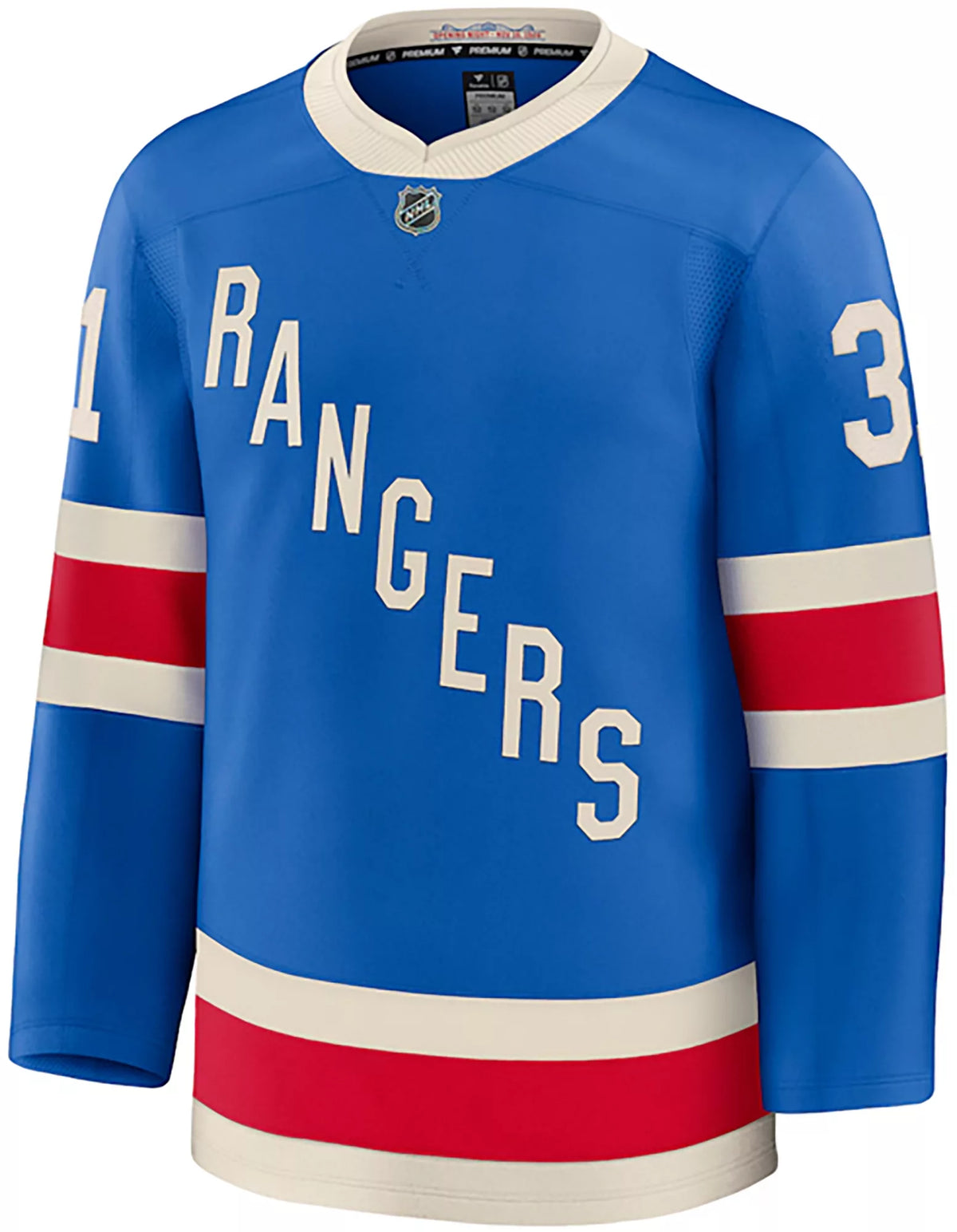 NHL Men's New York Rangers Igor Shesterkin #31 Blue Premium Authentic Second Alternate Jersey