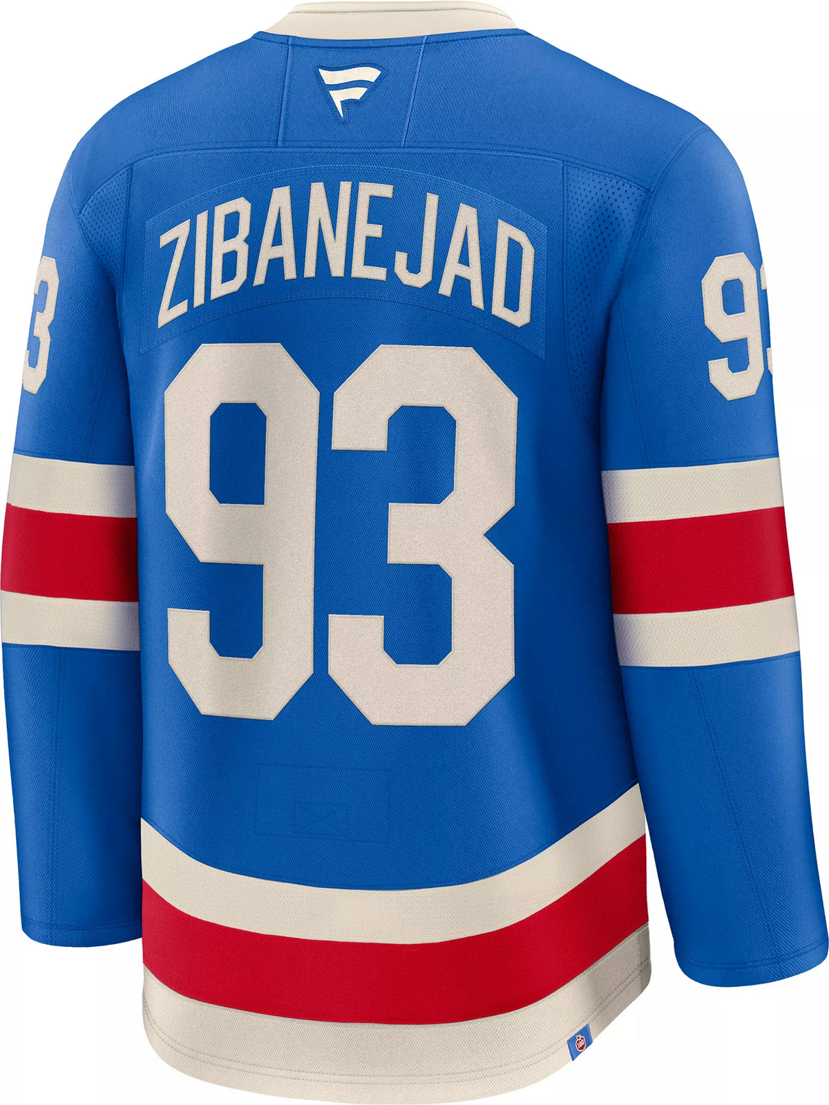 NHL Men's New York Rangers Mika Zibanejad #93 Blue Alternate Authentic Jersey