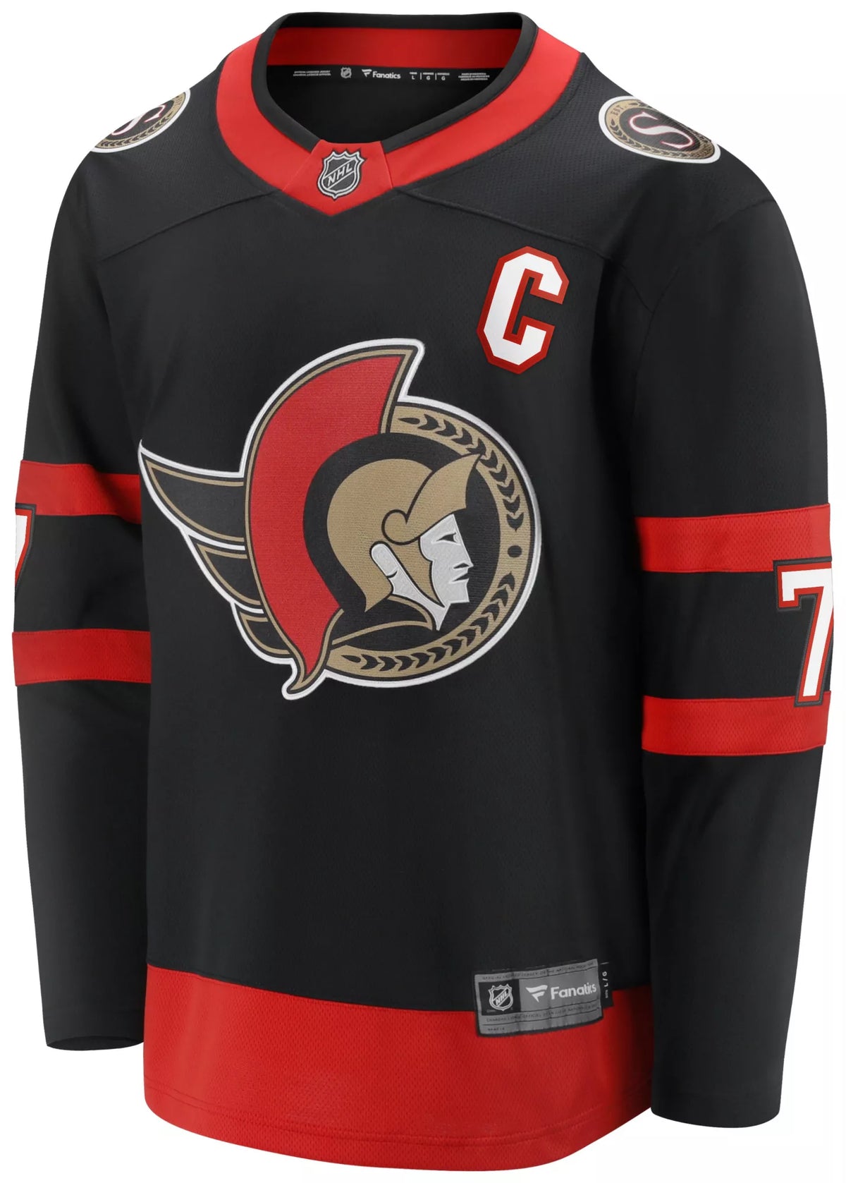 NHL Men's Ottawa Senators Brady Tkachuk #7 Home Breakaway Replica Jersey