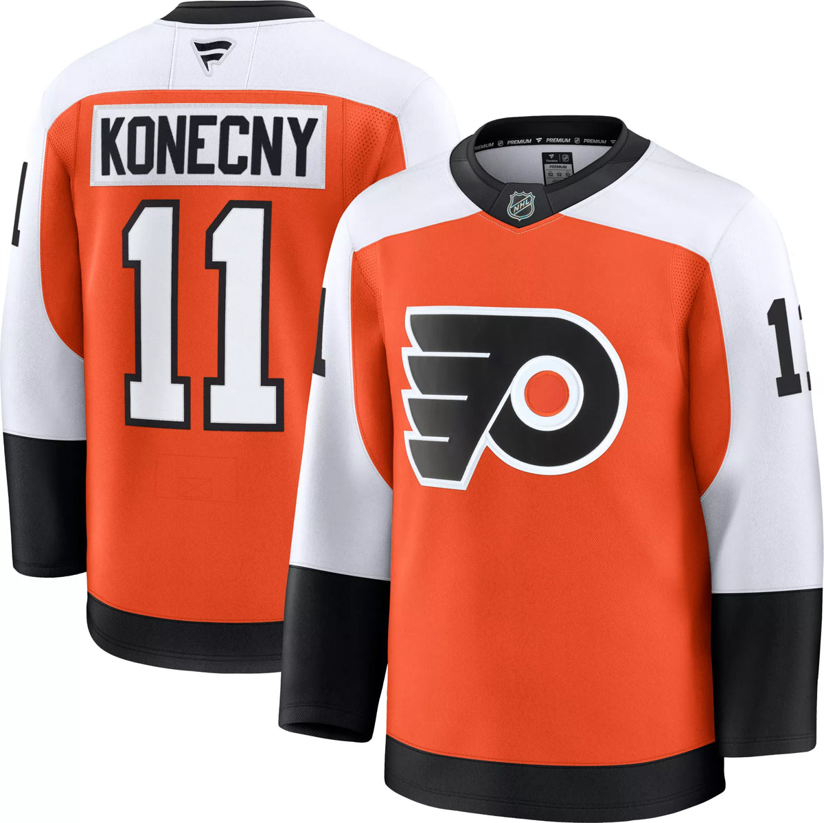 NHL Men's Philadelphia Flyers Travis Konecny #11 2024-2025 Premium Authentic Home Jersey
