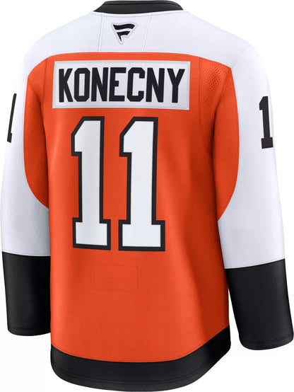 NHL Men's Philadelphia Flyers Travis Konecny #11 2024-2025 Premium Authentic Home Jersey