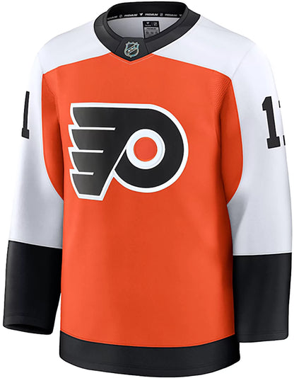 NHL Men's Philadelphia Flyers Travis Konecny #11 Orange Premium Authentic Home Jersey