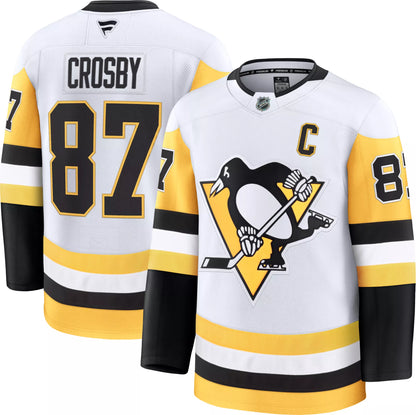 NHL Men's Pittsburgh Penguins Sidney Crosby #87 2024-2025 Premium Authentic Away Jersey