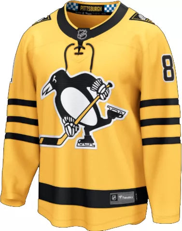 NHL Men's Pittsburgh Penguins Yellow Ben Kindel #81 Alternate Breakaway Replica Jersey