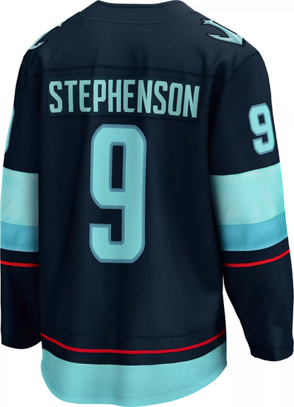 NHL Men's Seattle Kraken Chandler Stephenson #9 Breakaway 2024-2025 Home Replica Jersey