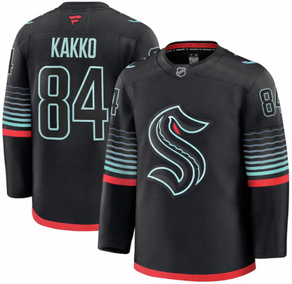 NHL Men's Seattle Kraken Kaapo Kakko #84 Navy Alternate Authentic Jersey